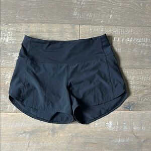 Lululemon Athletica Black Athletic Shorts with Contoured Fit